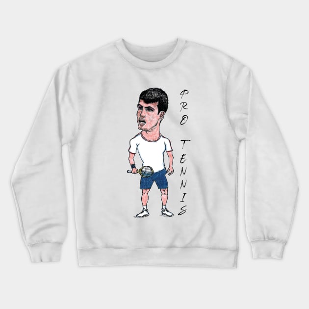 Carlos Alcaraz Crewneck Sweatshirt by dizzycat-biz